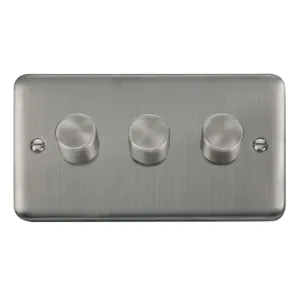 3 Gang 2 Way 400Va Dimmer Switch