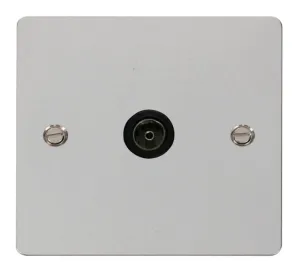 1 Gang Coaxial Socket  - Black