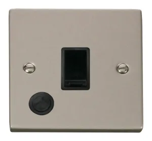 20A 1 Gang DP Switch With Flex Outlet - Black