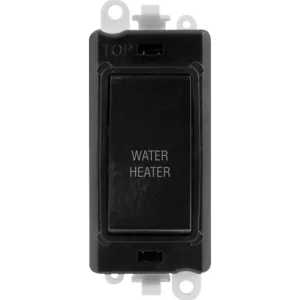 20AX Double Pole Switch Module - Black - Water Hea