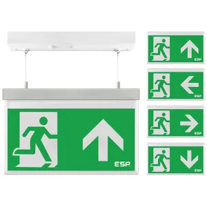 Duceri Emergency Hanging Exit Sign 3W LED IP20 All