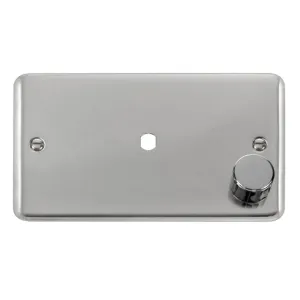 2 Gang Dimmer Plate & Knob (630W or 1000W) - 1 Ape