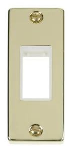 Single Architrave Plate & Aperture - White