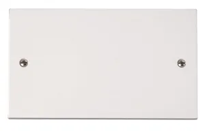 2 Gang Blank Plate
