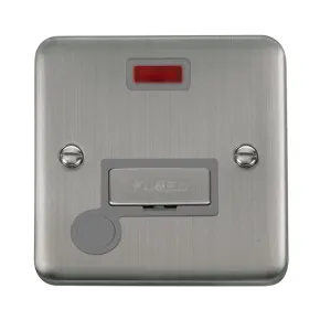 13A Ingot Fused Connection Unit With Neon & Option
