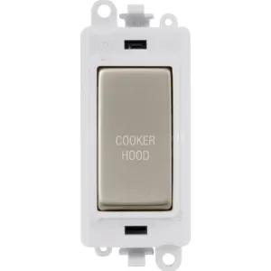 20AX Double Pole Switch Module - Polar White - Pea