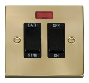 20A DP Sink/Bath Switch - Black