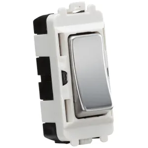 20AX 2 way SP module (centre off )- polished chrom
