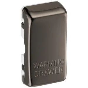 GRID ROCKER "WARMING DRAWER" - BLACK NICKEL - PACK