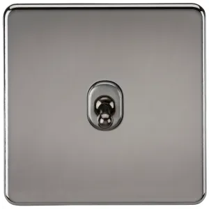 10AX 1G Intermediate Toggle Switch - Black Nickel