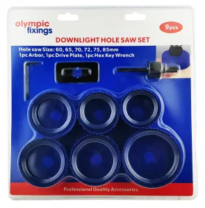 Downlight Hole Saw Set