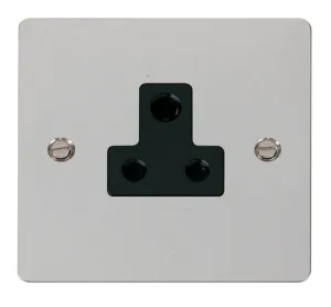 5A Round Pin Socket Outlet  - Black
