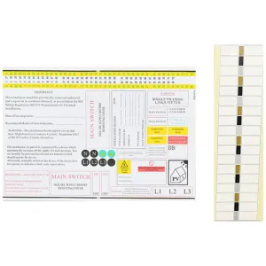 Spare Label Pack - All Sizes (One Pack)
