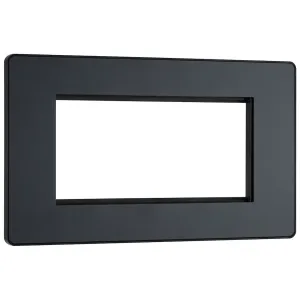 EVOLVE MATT GREY (BLACK) QUADRUPLE RECTANGULAR FRO