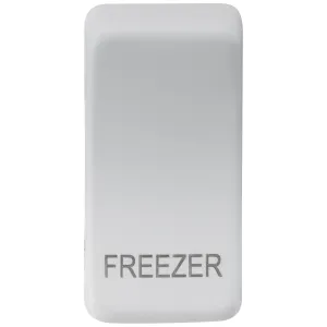 Switch cover "marked FREEZER" - matt white