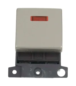 20A DP Ingot Switch With Neon - Pearl Nickel