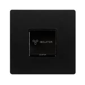 10A 3 POLE FAN ISOLATION PLATE SWITCH