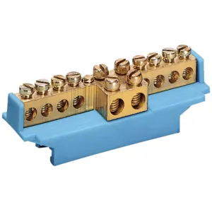 Brass terminal, 8x10mm-  2x16mm-,N