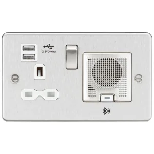 13A Socket Bluetooth Speaker and Dual USB A+A (5V