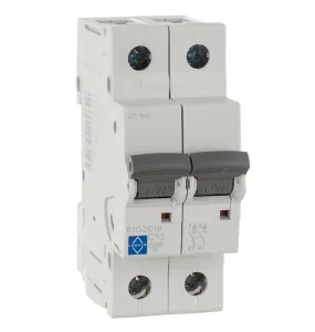 LEWDEN MCB DP TYPE C 10A 10KA