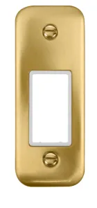 1 Gang MiniGrid Unfurnished Architrave Plate - 1 A