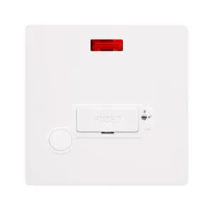 13A LOCKABLE CONNECTION UNIT WITH NEON & OPTIONAL
