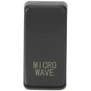 Switch cover "marked MICROWAVE" - anthracite