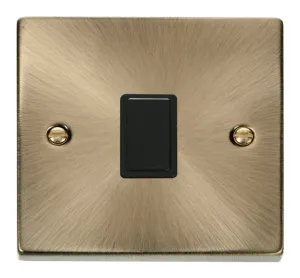 20A 1 Gang DP Switch - Black