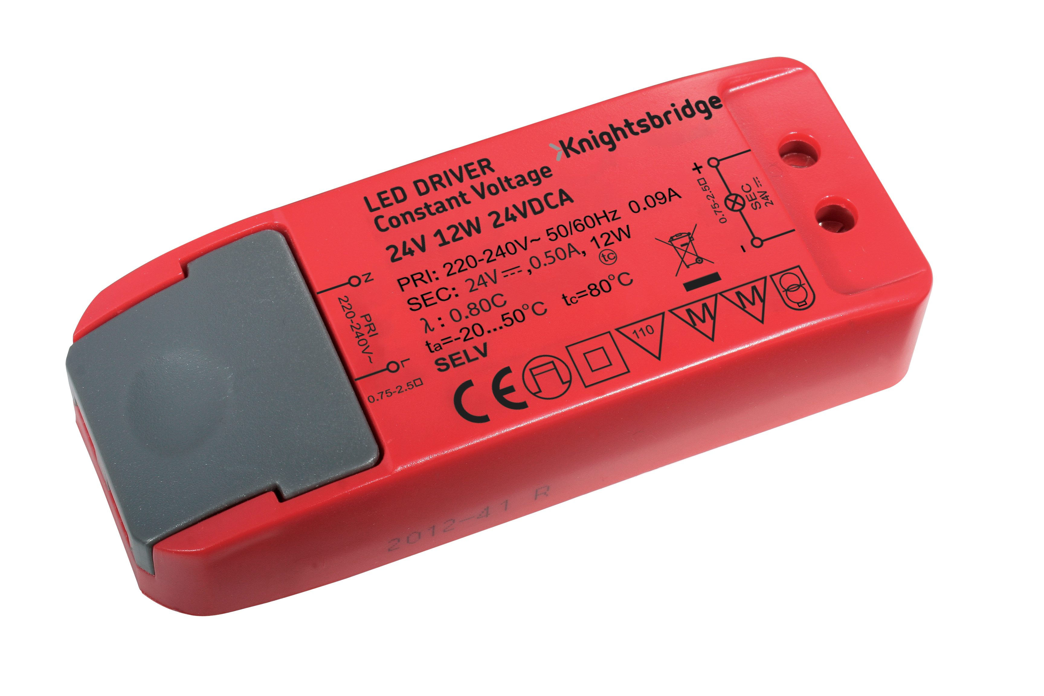 IP20 24V 12W LED Driver - Constant Voltage