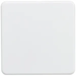 1G Blanking Plate - Matt White