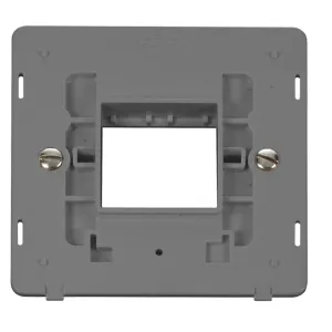 1 Gang MiniGrid- Unfurnished Plate Insert - 2 Aper