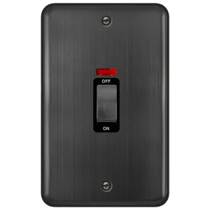 Deco Plus - 50A 2 Gang Double Pole Switch With Neo