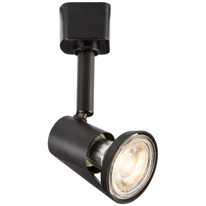 230V GU10 Track Spotlight - Black