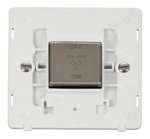 10A INGOT 3 POLE FAN ISOLATION PLATE SWITCH INSERT