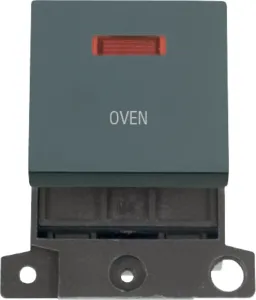 20A DP INGT SW+NEON BK "OVEN"