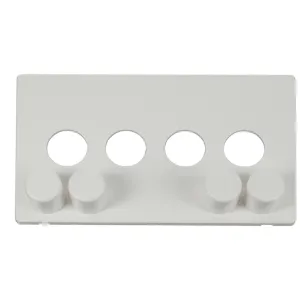4G DIMMER SW PLATE  - MW