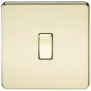 10AX 1G Intermediate Switch - Polished Brass