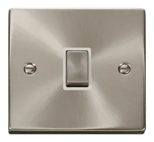 20A 1 Gang DP 'Ingot' Switch - White