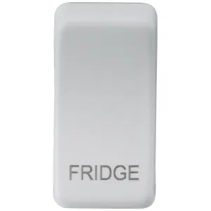 Switch cover "marked FRIDGE" - matt white