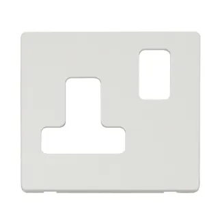 1G 13A DP SW SOCKET PLATE W/NEON - MW