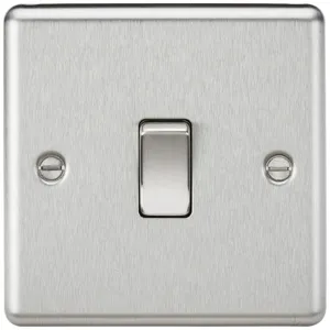 20A 1G DP Switch - Brushed Chrome