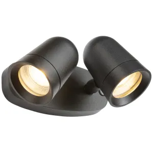 Neso 230V IP54 GU10 Twin Security Spotlights