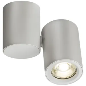Dee Single Surface Adjustable Round Spotlight Whit
