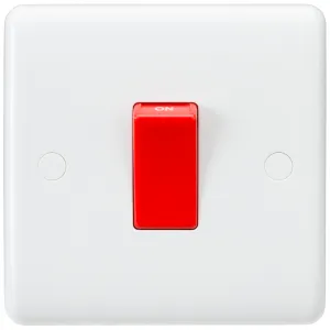 45A DP Switch (1G size) - Red Rocker
