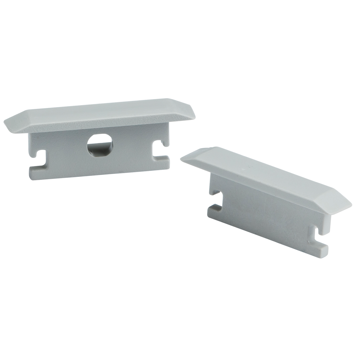 Aluminium Floor Recessed Profile End Caps