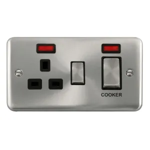 Deco Plus - 50A Cooker Control Unit With Neons - I