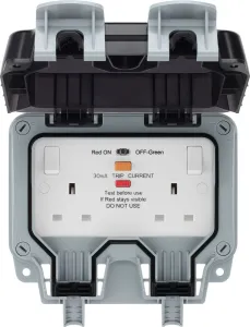 WP 13A TYPE A RCD 2G SW SKT (LATCHING)