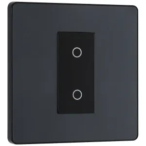 EVOLVE MATT GREY (BLACK) 200W SINGLE TOUCH DIMMER