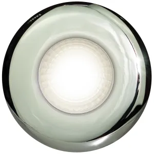 IP RATED FIRE RATED GU10 DOWNLIGHT POLISHED CHROME