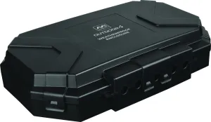 WP BOX COLLAPSIBLE + 4 SKT 8M 13A EXT LEAD BLACK